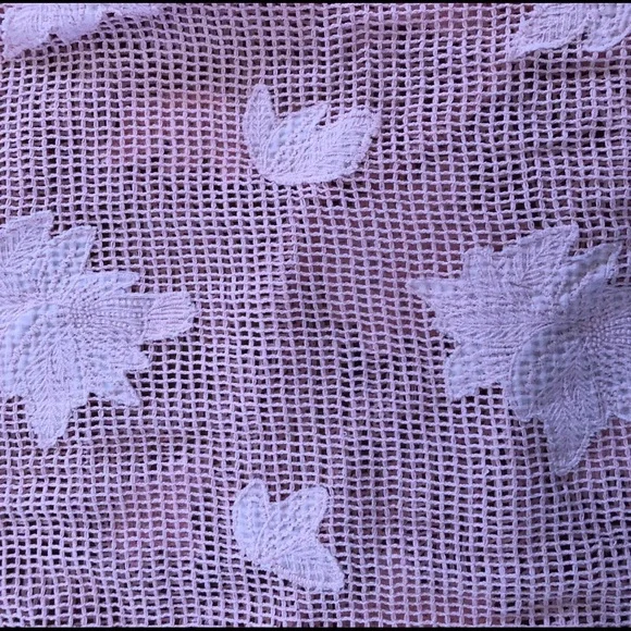 Target Art Class Pink Floral Crochet Net Long Sleeve Hoodie Girl’s XL 14-16 - Picture 3 of 10